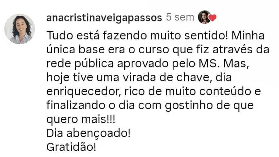 depoimento imersão 11